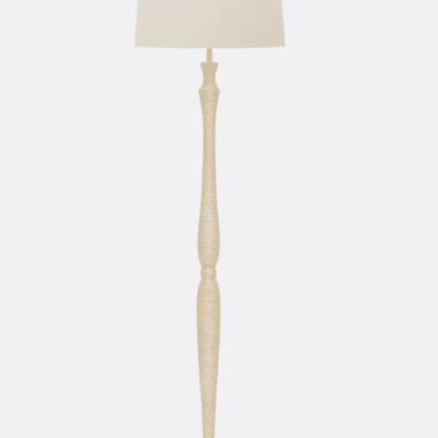 St. Thomas Coco Bead Floor Lamp - Our Boat House