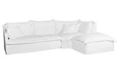 St. Lucia 3pc Slipcovered Sectional w/LAF Sofa