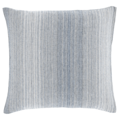 Sterling Stripe Linen Sham - Blue - Our Boat House