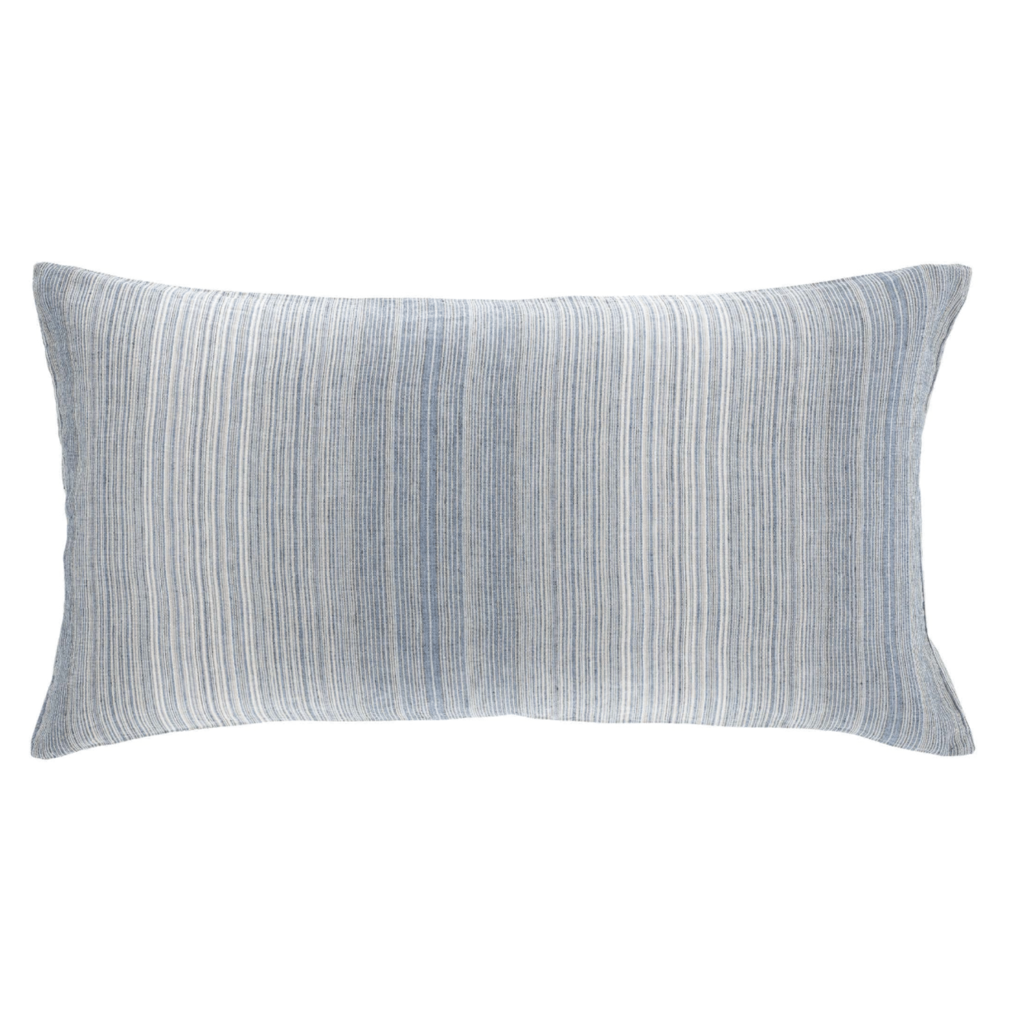 Sterling Stripe Linen Sham - Blue - Our Boat House