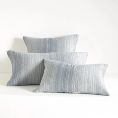 Sterling Stripe Linen Sham - Blue - Our Boat House