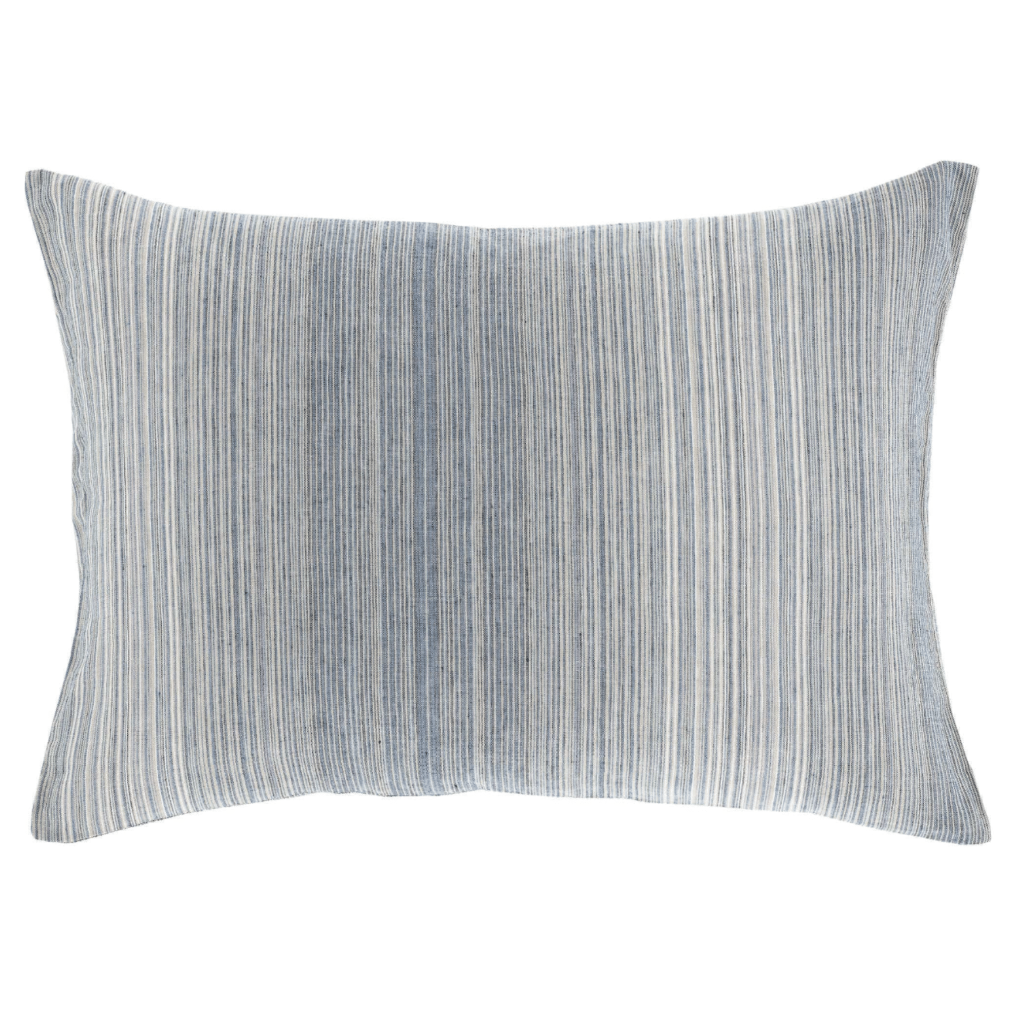 Sterling Stripe Linen Sham - Blue - Our Boat House