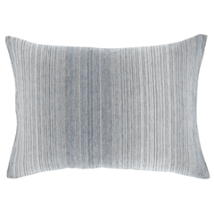 Sterling Stripe Linen Sham - Blue - Our Boat House
