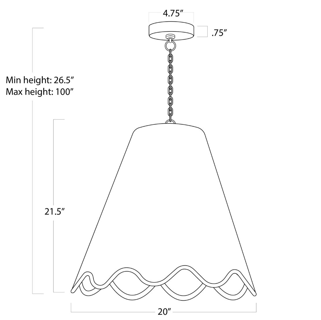 Summer Outdoor Pendant - Small - Our Boat House
