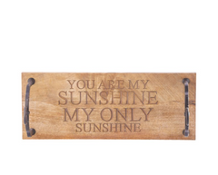 Wooden Swings w/Various Engraved Quotes