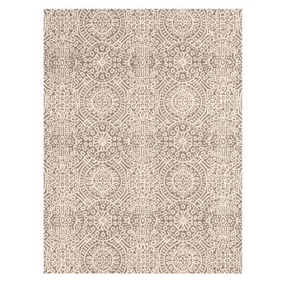 Temple Hand Micro Hooked Wool Rug - Taupe - Our Boat House