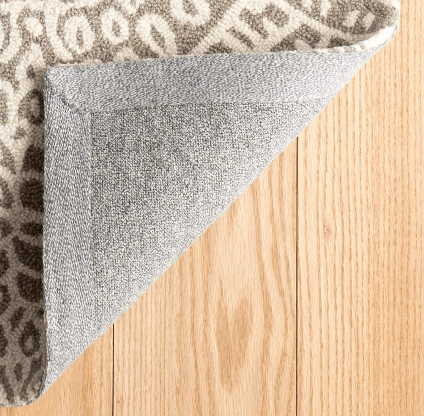 Temple Hand Micro Hooked Wool Rug - Taupe - Our Boat House