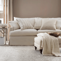 Temple Hand Micro Hooked Wool Rug - Taupe - Our Boat House