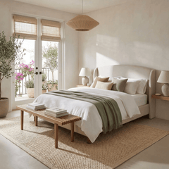 Thale Textured Handmade Jute Rug - Bleach - Our Boat House