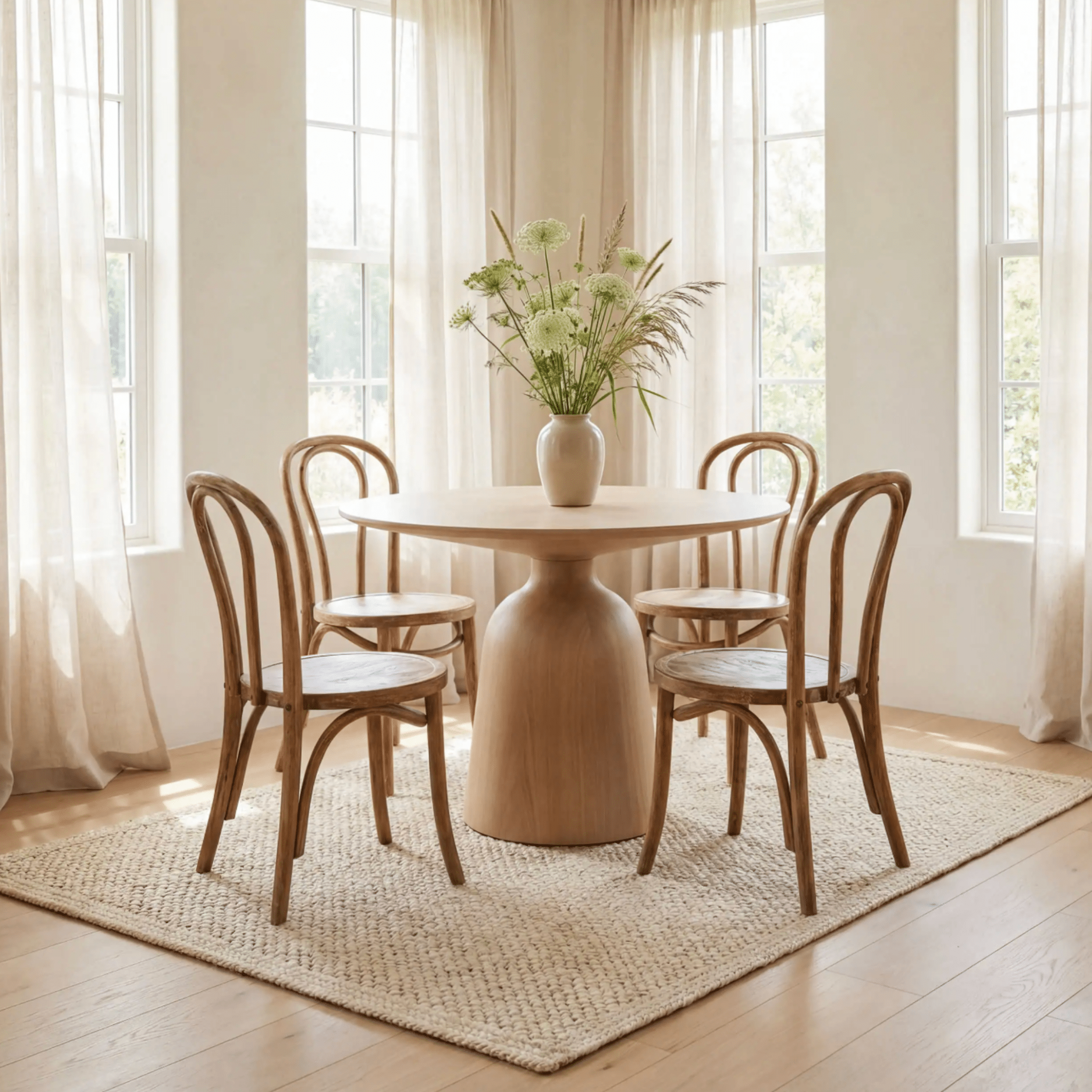 Thale Textured Handmade Jute Rug - Bleach - coastal inspired home furnishing lifestyle