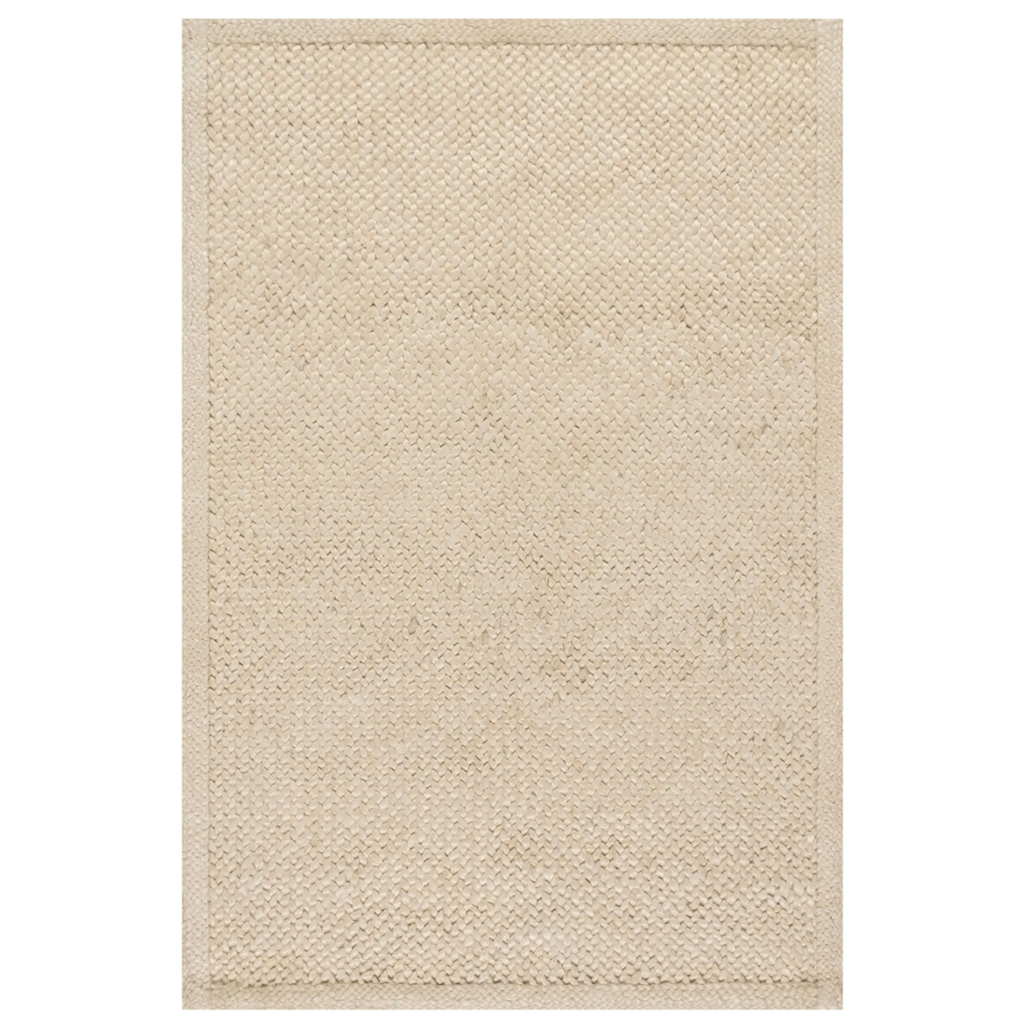 Thale Textured Handmade Jute Rug - Bleach - Our Boat House