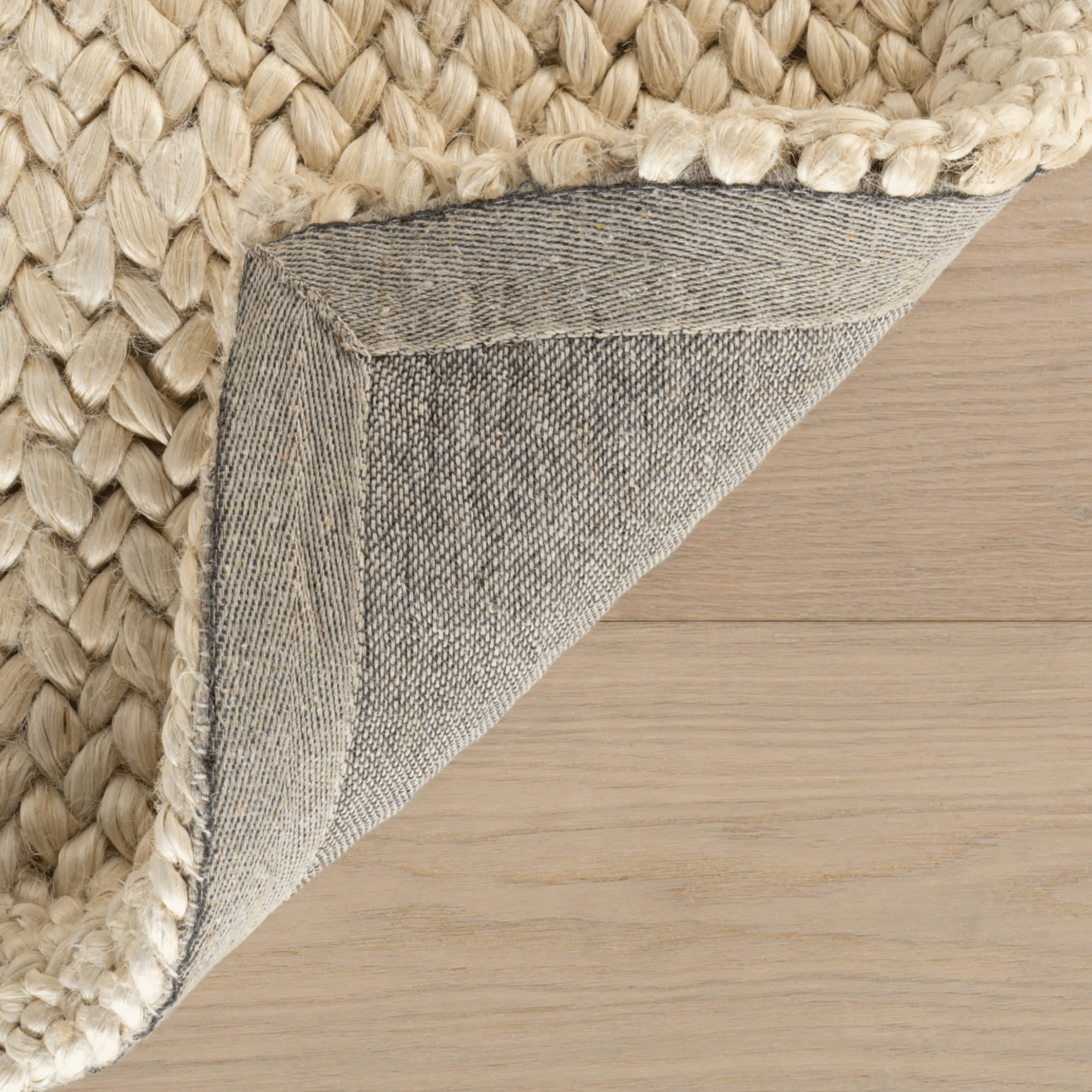 Thale Textured Handmade Jute Rug - Bleach - Our Boat House