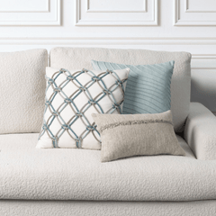 Tidal Waves Indoor/Outdoor Pillow - Our Boat House