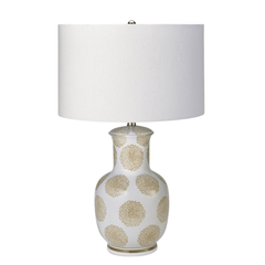 Tideflower Ceramic Table Lamp - Two Colors - coastal inspired home furnishing