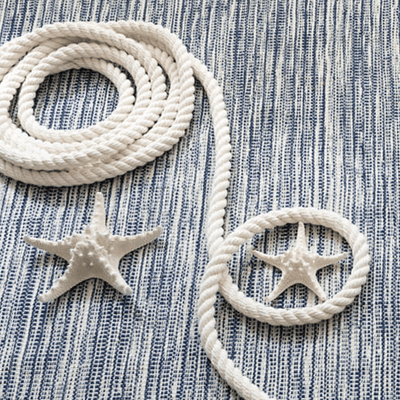 Tideline Navy - Indoor/ Outdoor Rug - Our Boat House