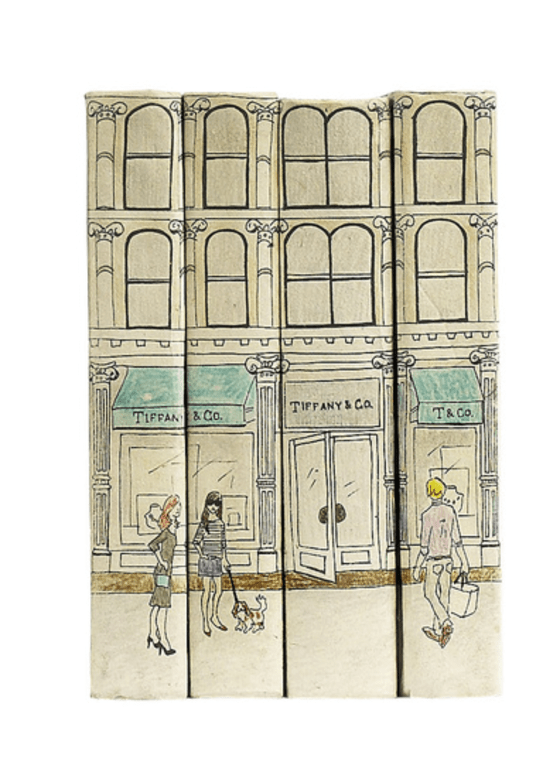 Tiffany Store Rendering - Tall Book Stack - Our Boat House