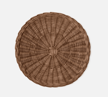 Tisbury Rattan Placemat s/4 - Round or Oval - Our Boat House
