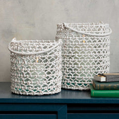 Tonga White Banana Bark Hurricane - Three Sizes - Our Boat House