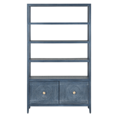 Treasure Cay Vintage Navy Etagere - Our Boat House