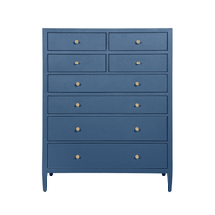 Trinidad Belgian Linen Tall Chest - Three Colors - Our Boat House