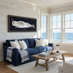 Trumpo (Sperm) Whale - Framed Giclee - Our Boat House