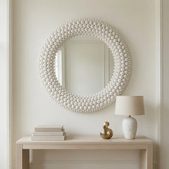 Ursula Sea Urchin Round Mirror - Our Boat House
