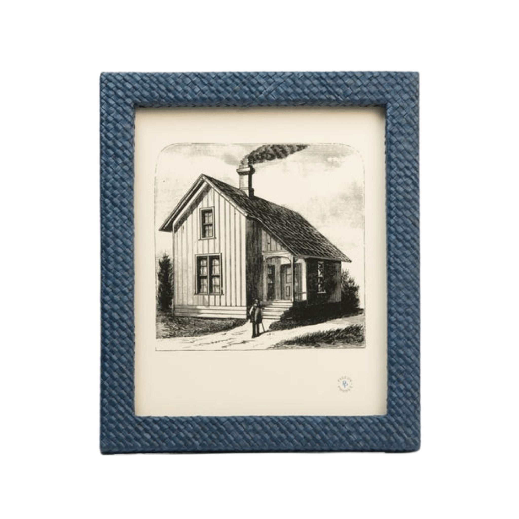 Uvita Navy Picture Frame - Three Sizes - Our Boat House