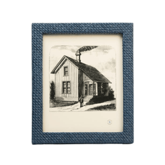 Uvita Navy Picture Frame - Three Sizes - Our Boat House