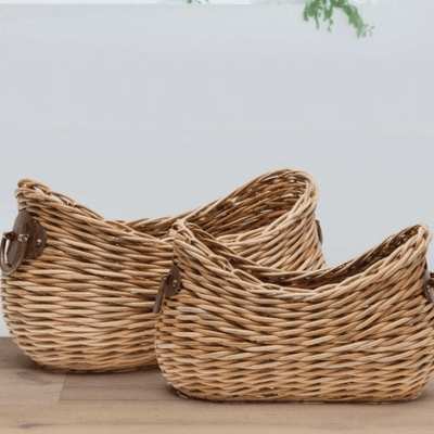 Varna Rattan Basket s/2 - Our Boat House