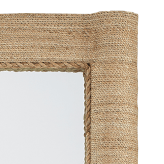 Velma Rope Floor Mirror - Our Boat House