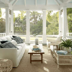 Veranda Handwoven Performance Rug - Natural - Our Boat House
