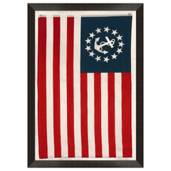 Vintage Sailing Flag - Framed Art - Our Boat House