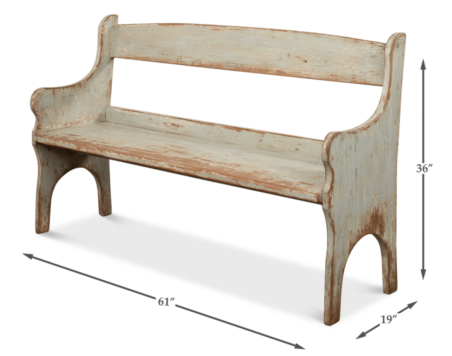 Vintage School House Entry Bench Vintage School House Entry Bench
