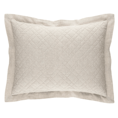 Washed Linen Sham - Natural - Our Boat House