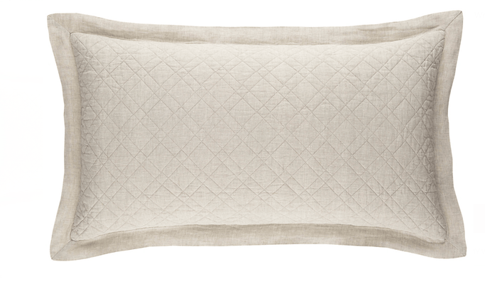 Washed Linen Sham - Natural - Our Boat House