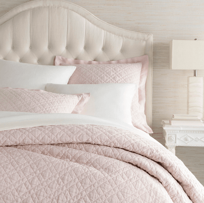 Washed Linen Sham - Slipper Pink - Our Boat House