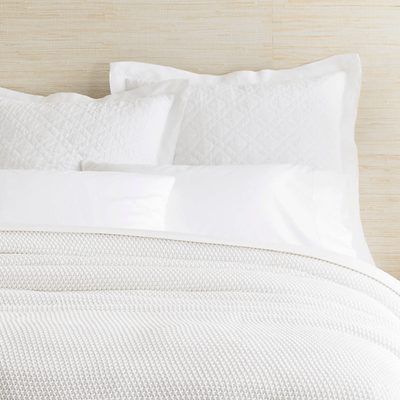 Washed Linen Sham - White - Our Boat House