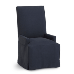 Waterway Slipcovered Dining Arm Chair - Our Boat House