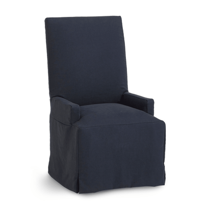 Waterway Slipcovered Dining Arm Chair - Our Boat House