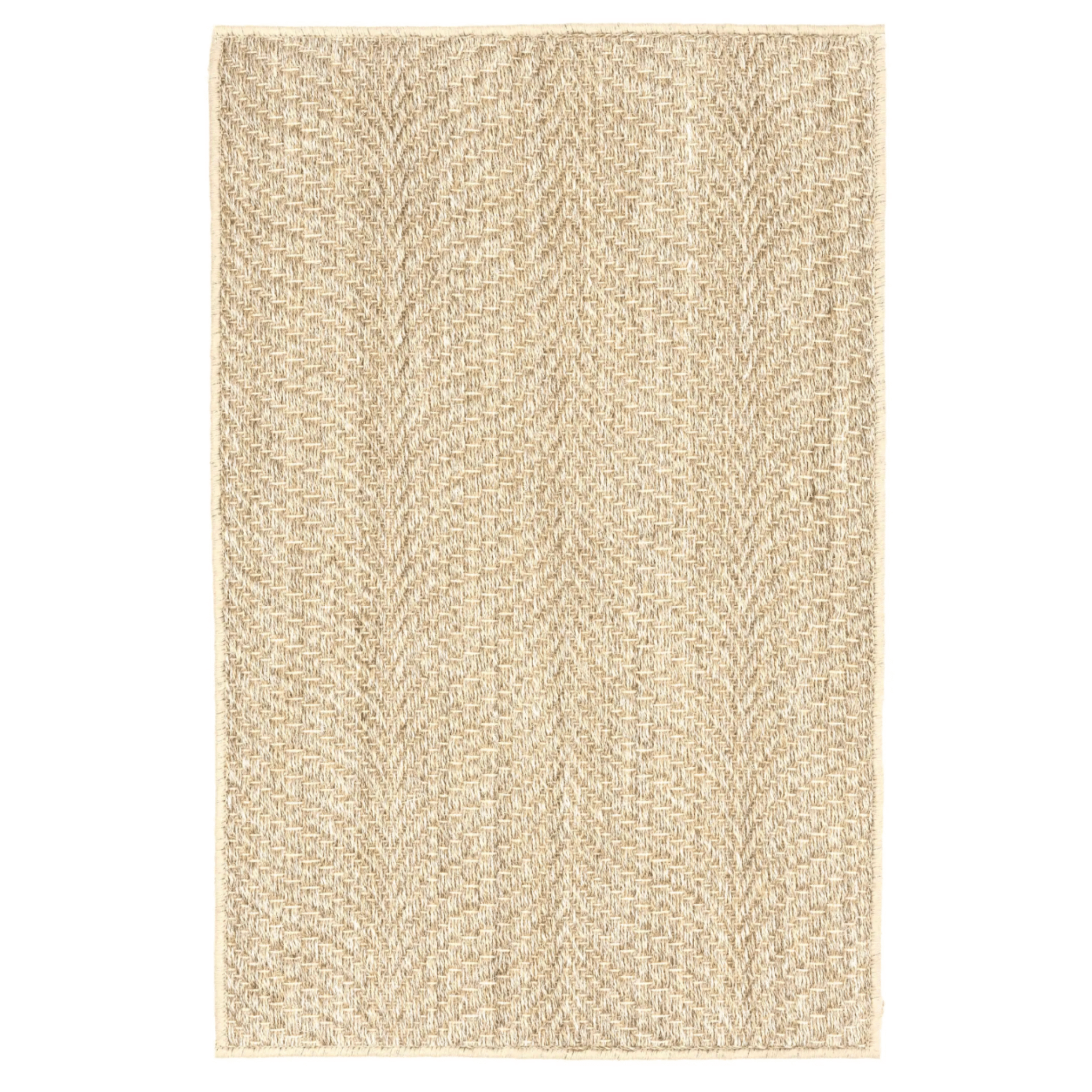 Wave Woven Sisal Rug - Sand - Our Boat House
