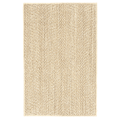 Wave Woven Sisal Rug - Sand - Our Boat House