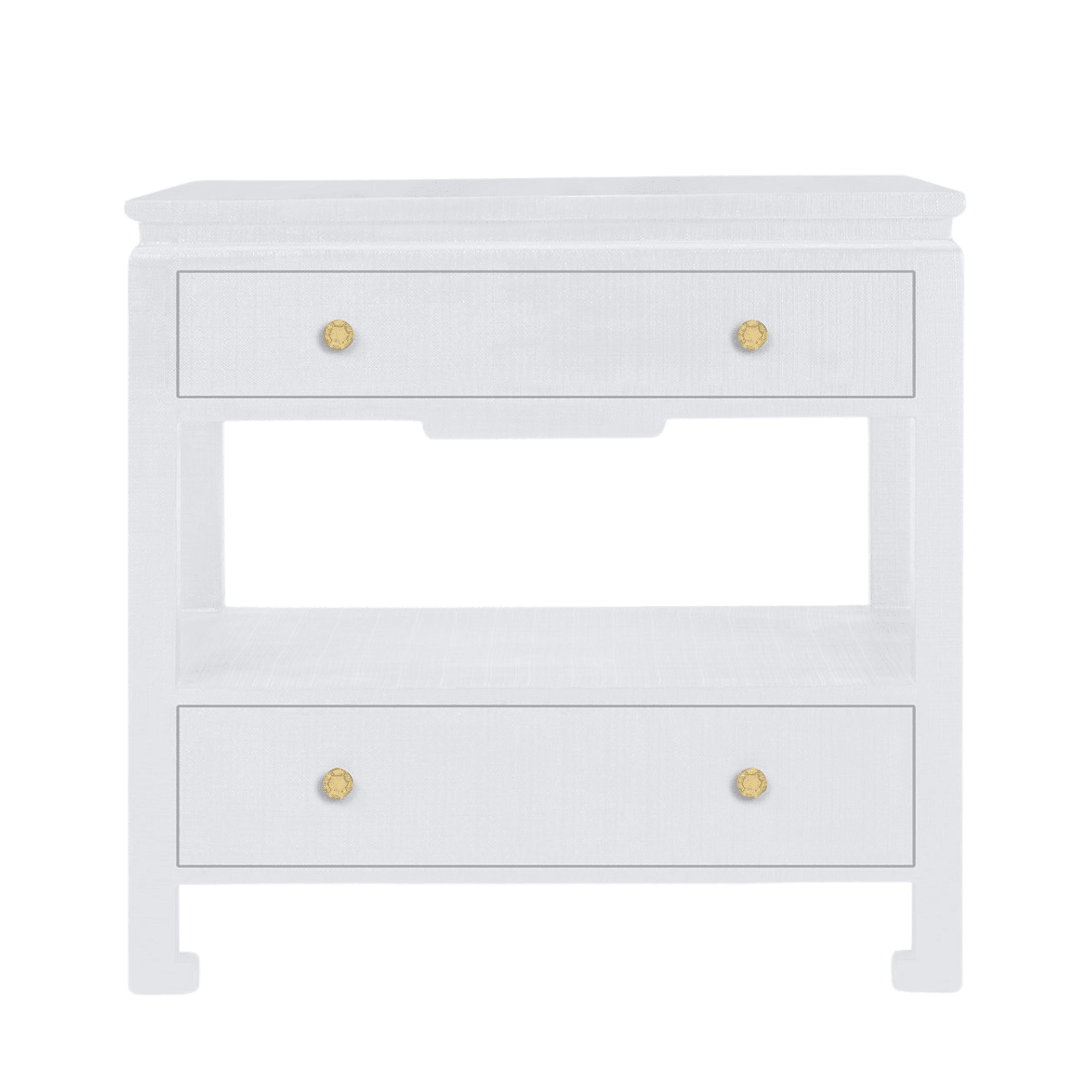 Waverly White Nightstand - Two Sizes - Our Boat House