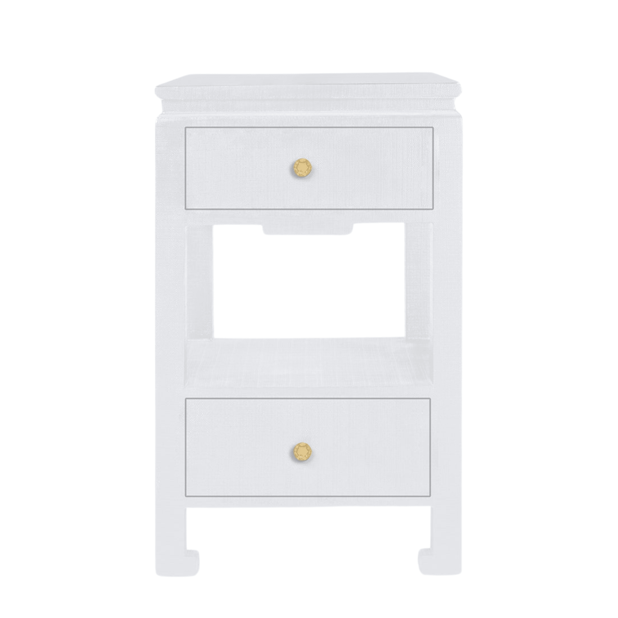 Waverly White Nightstand - Two Sizes - Our Boat House