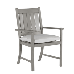 Westerly Aluminum Dining Arm Chair - Oyster - Our Boat House