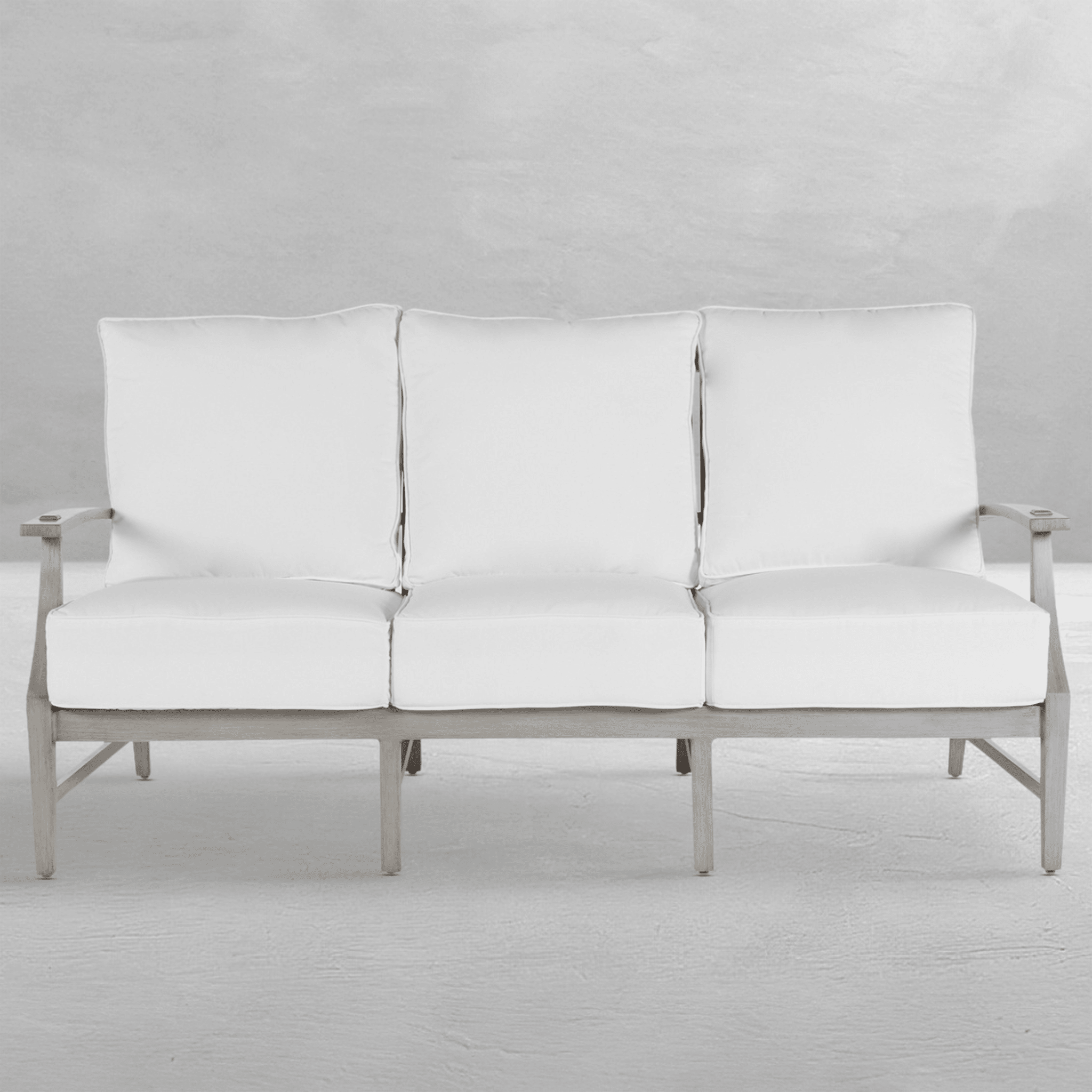 Westerly Aluminum Sofa - Oyster - Our Boat House