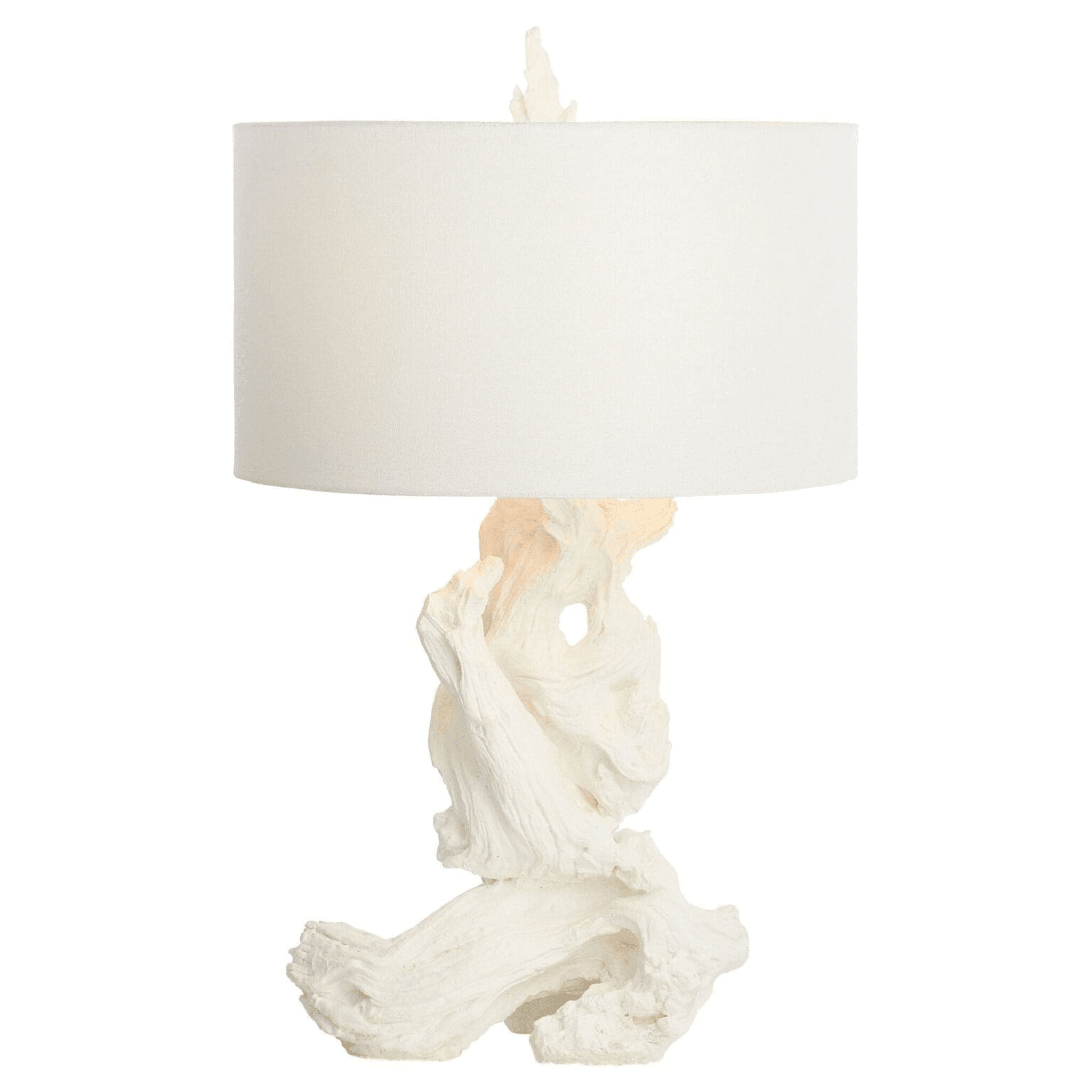 Westwind Driftwood White Table Lamp - Our Boat House