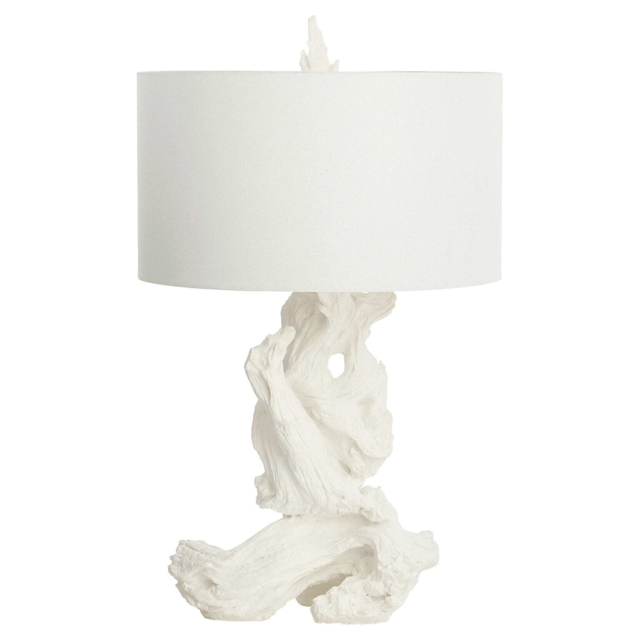 Westwind Driftwood White Table Lamp - Our Boat House