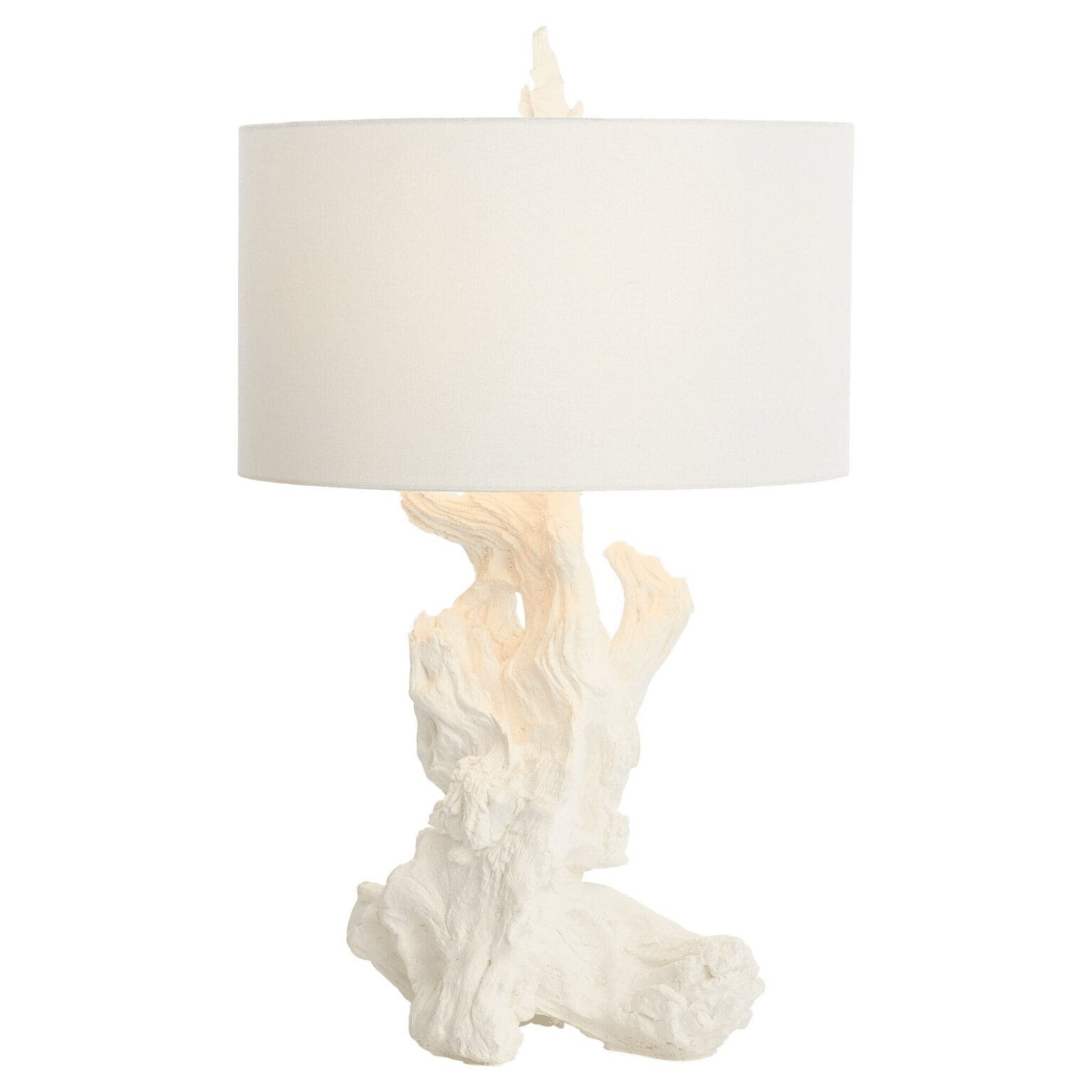 Westwind Driftwood White Table Lamp - Our Boat House