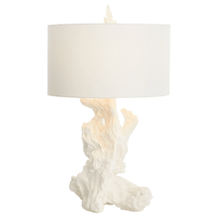 Westwind Driftwood White Table Lamp - Our Boat House