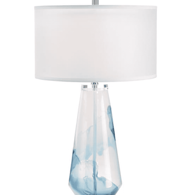 Whirling Clouds Glass Table Lamp - Our Boat House